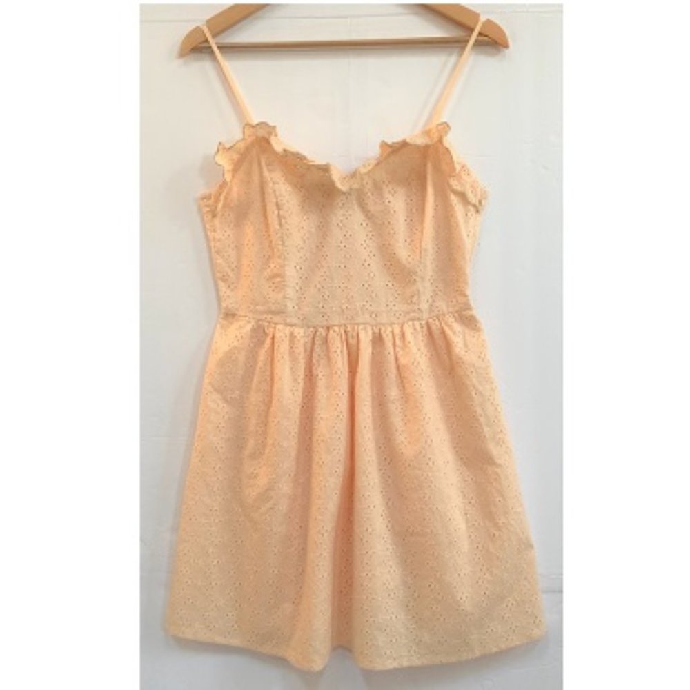 Patrons of Peace Eyelet Mini Dress
